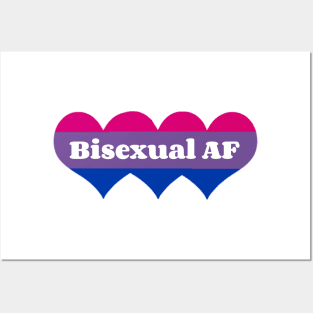 Bisexual AF Posters and Art